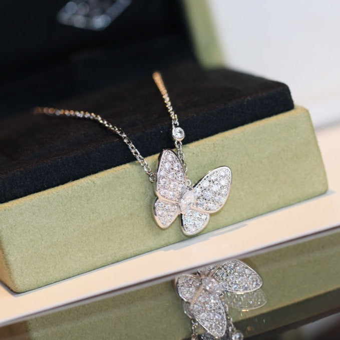 [Psychic Jewelrys]BUTTERFLY DIAMOND NECKLACE