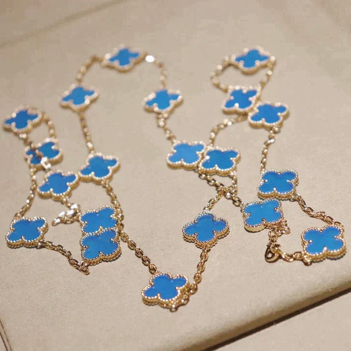 [Psychic Jewelrys]CLOVER 20 MOTIFS TURQUOISE GOLD