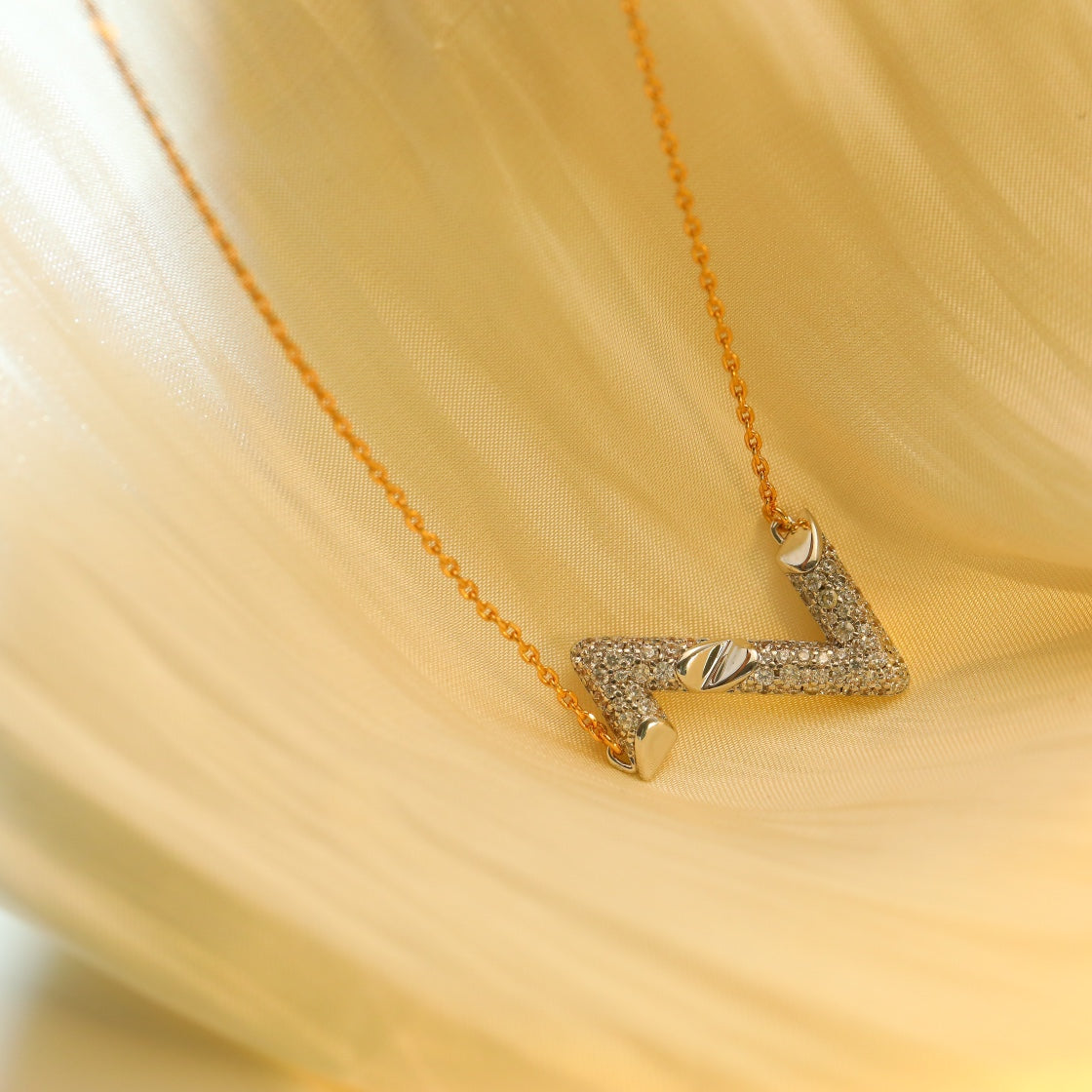 [Psychic Jewelrys]VOLT SILVER DIAMOND PEDANT NECKLACE