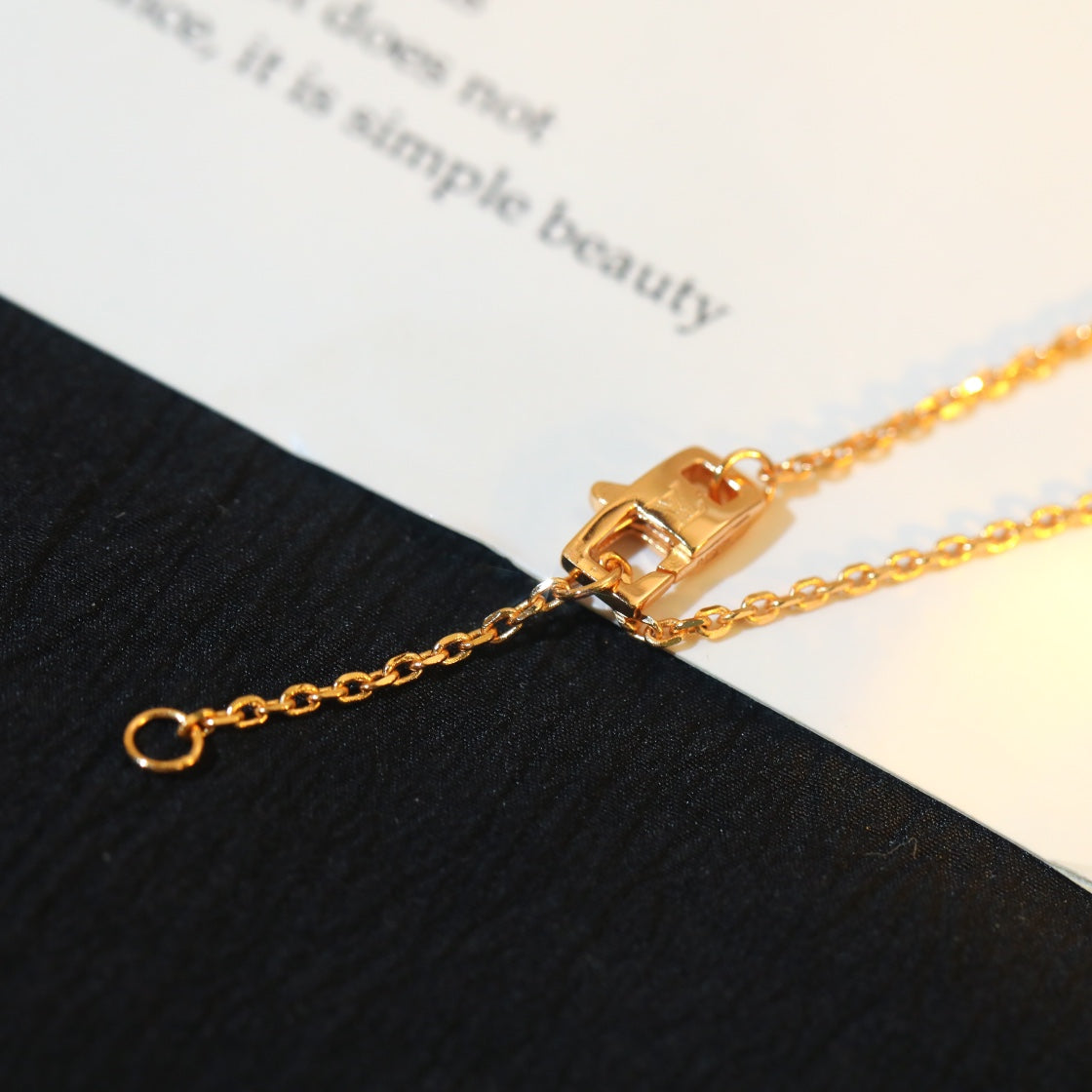 [Psychic Jewelrys]STAR AND SUN DIAMOND PINK GOLD NECKLACE