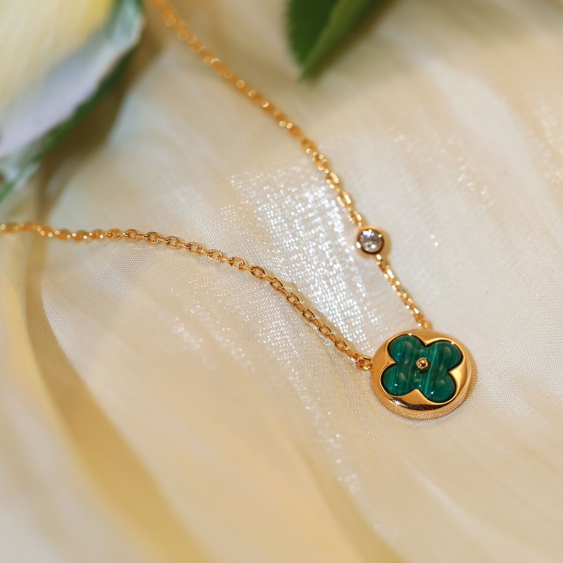 [Psychic Jewelrys]SUN PEDANT PINK GOLD 1 DIAMOND NECKLACE