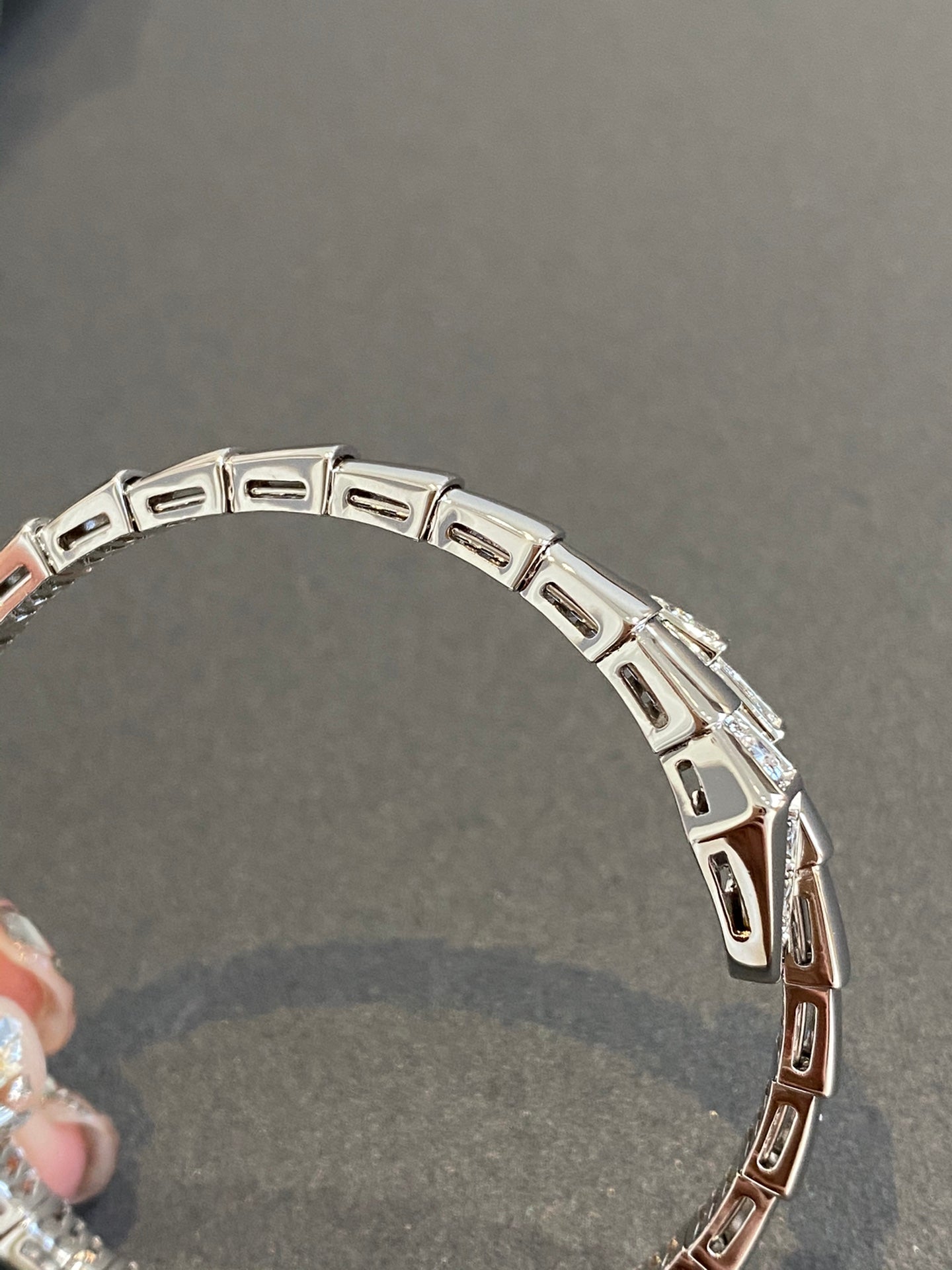 [Psychic Jewelrys]SERPENTI BRACELET DIAMONDS SILVER