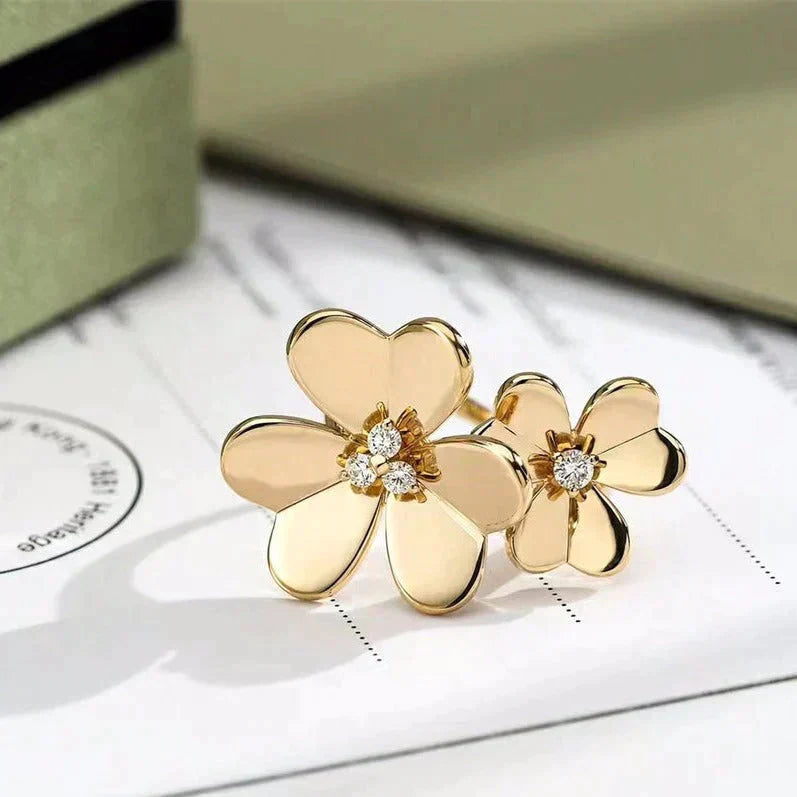 [Psychic Jewelrys]CLOVER COMOS GOLD DIAMOND RING
