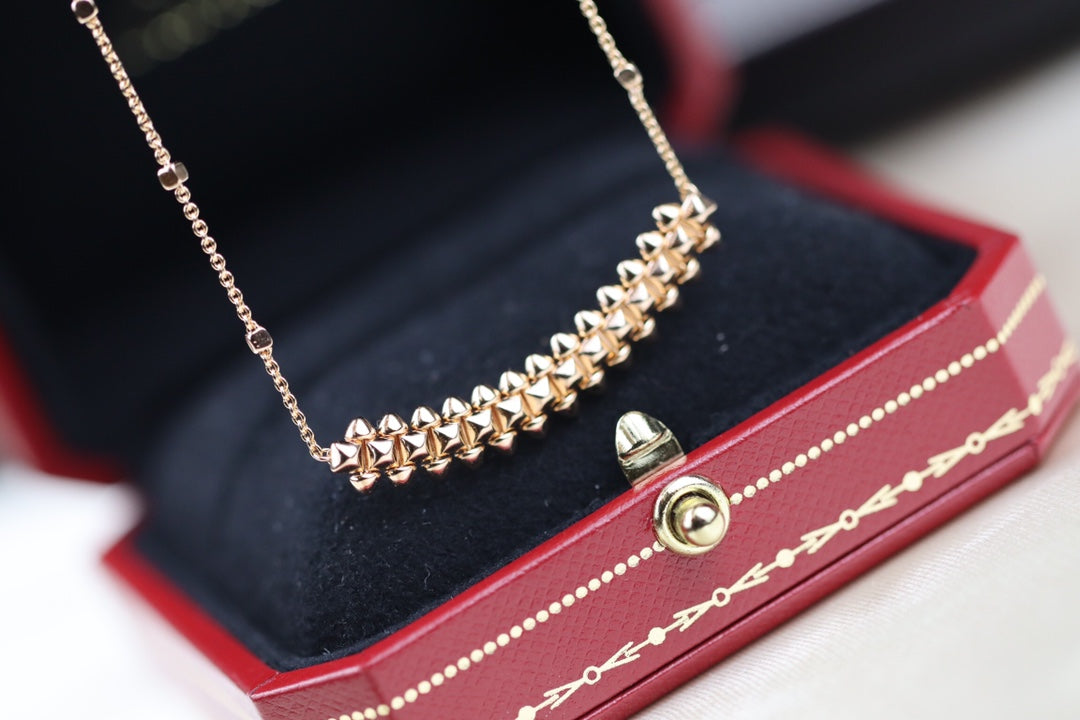 [Psychic Jewelrys]CLASH PINK GOLD NECKLACE