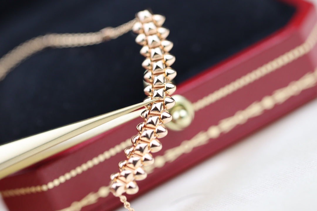 [Psychic Jewelrys]CLASH PINK GOLD NECKLACE