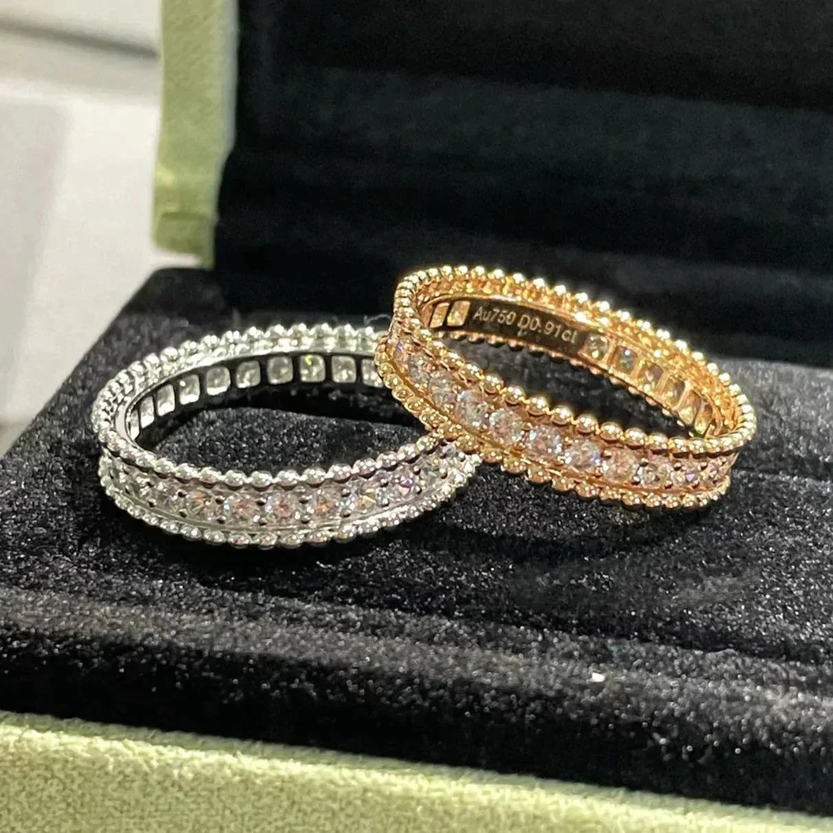 [Psychic Jewelrys]PERLEE DIAMOND ROSE GOLD RING