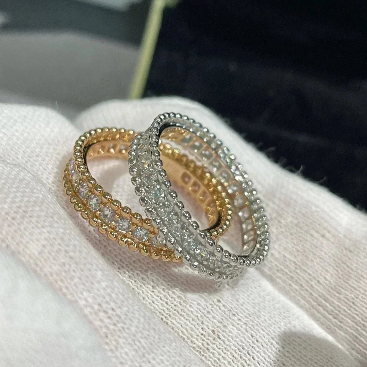 [Psychic Jewelrys]PERLEE DIAMOND ROSE GOLD RING