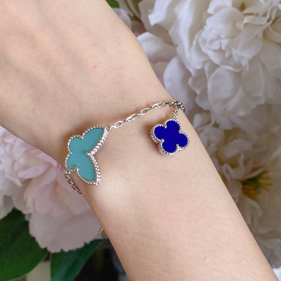 [Psychic Jewelrys]LUCKY SPRING SILVER BRACELET 4 MOTIF