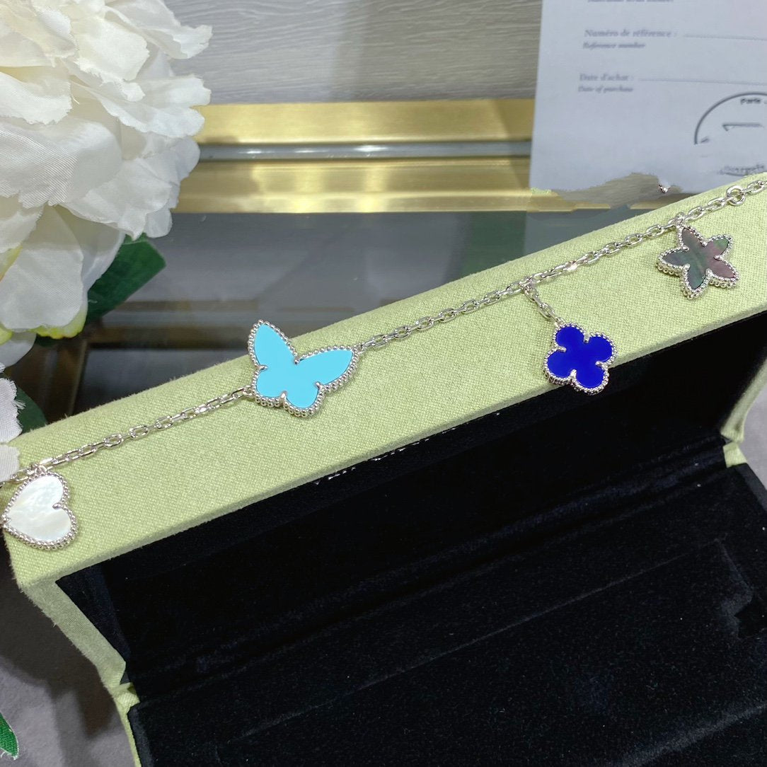 [Psychic Jewelrys]LUCKY SPRING SILVER BRACELET 4 MOTIF