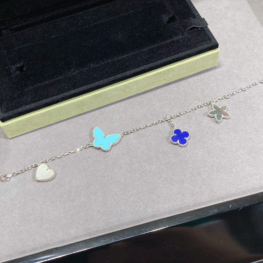 [Psychic Jewelrys]LUCKY SPRING SILVER BRACELET 4 MOTIF
