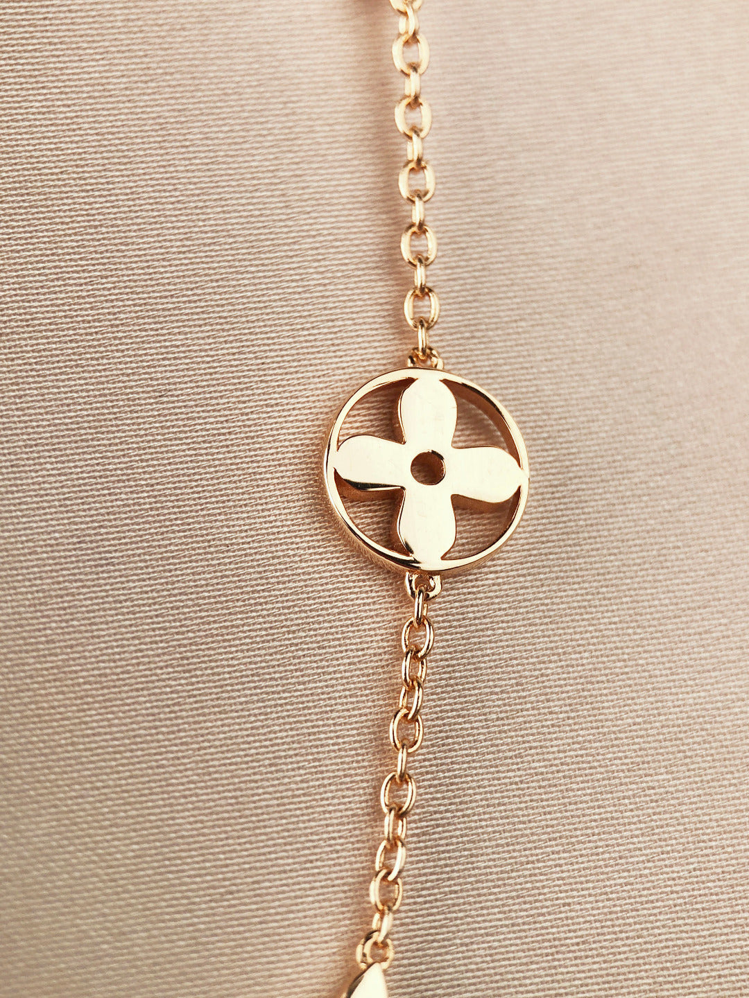 [Psychic Jewelrys]STAR AND SUN 7 MOTIFS GOLD BRACELET