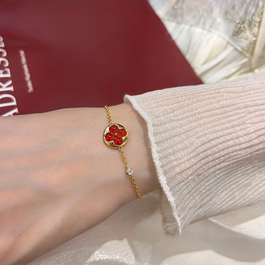 [Psychic Jewelrys]SUN PEDANT CARNELIAN BRACELET