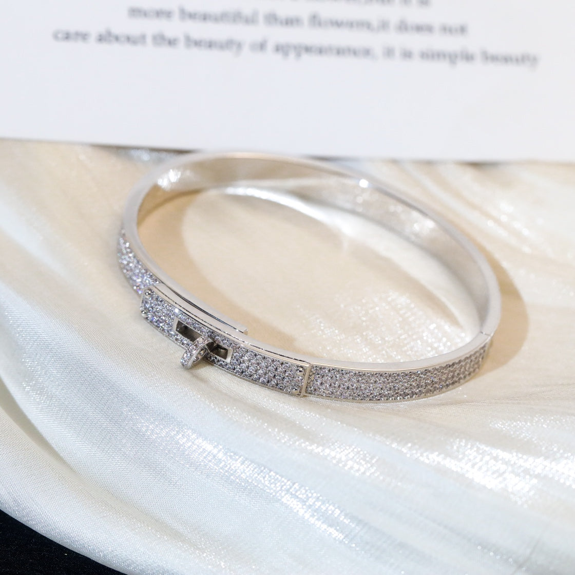 [Psychic Jewelrys]KELLY BRACELET DIAMOND PAVED