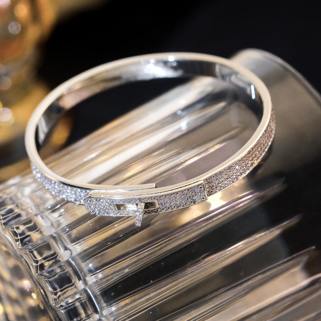 [Psychic Jewelrys]KELLY BRACELET DIAMOND PAVED