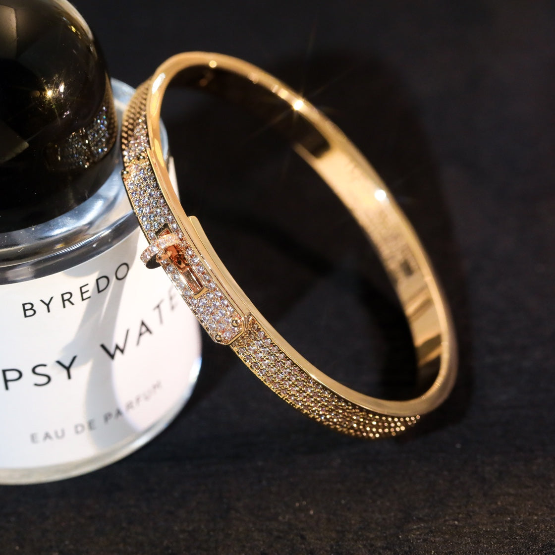 [Psychic Jewelrys]KELLY BRACELET DIAMOND PAVED