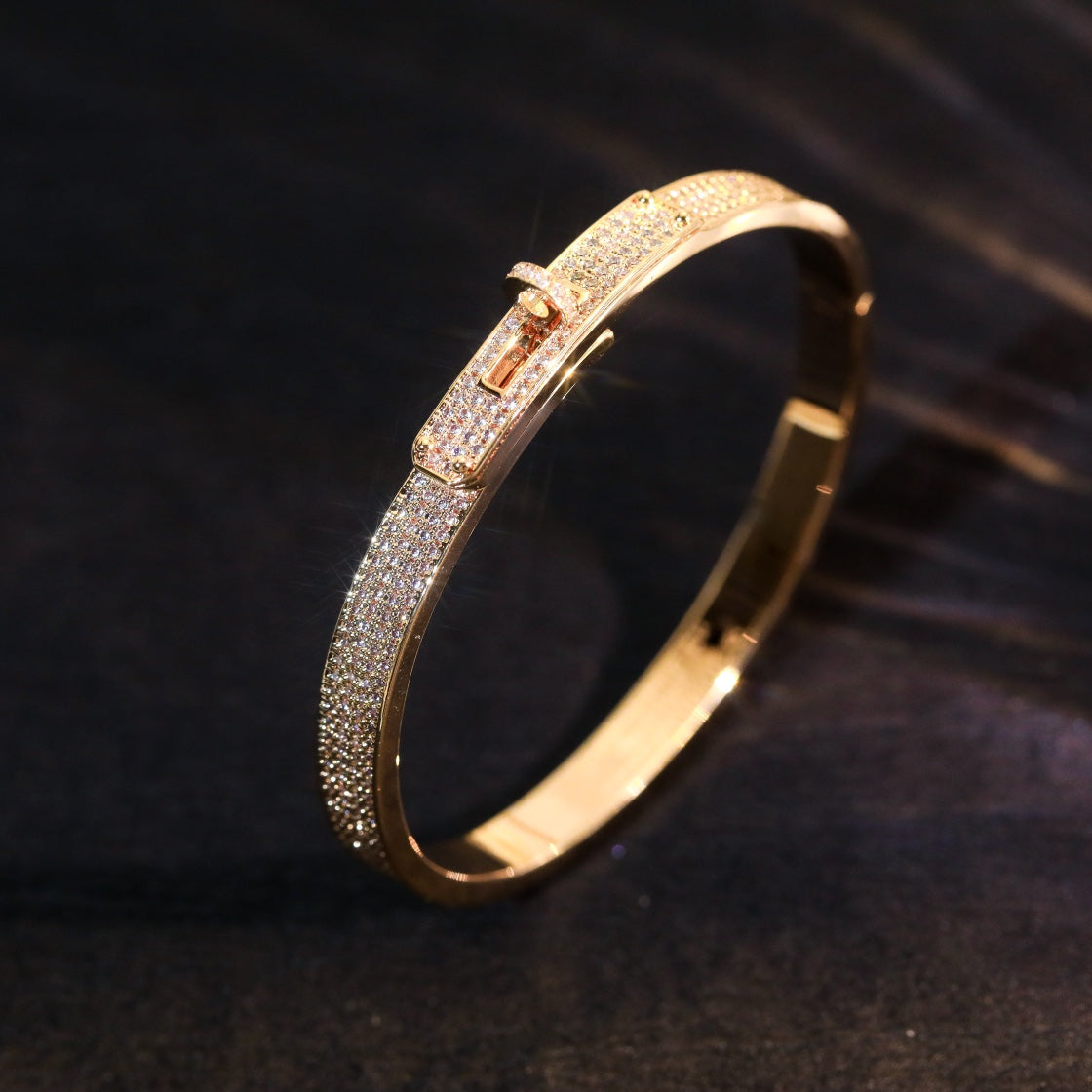 [Psychic Jewelrys]KELLY BRACELET DIAMOND PAVED