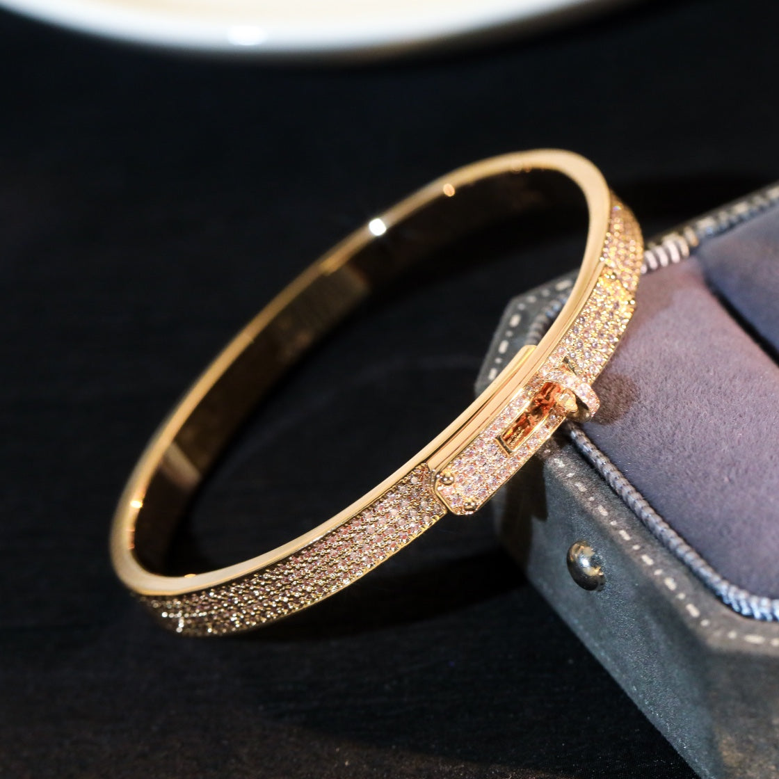 [Psychic Jewelrys]KELLY BRACELET DIAMOND PAVED