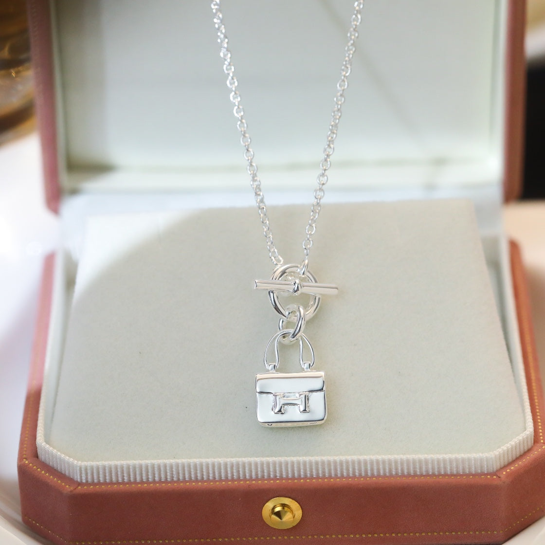 [Psychic Jewelrys]POP H PEDANT SILVER NECKLACE