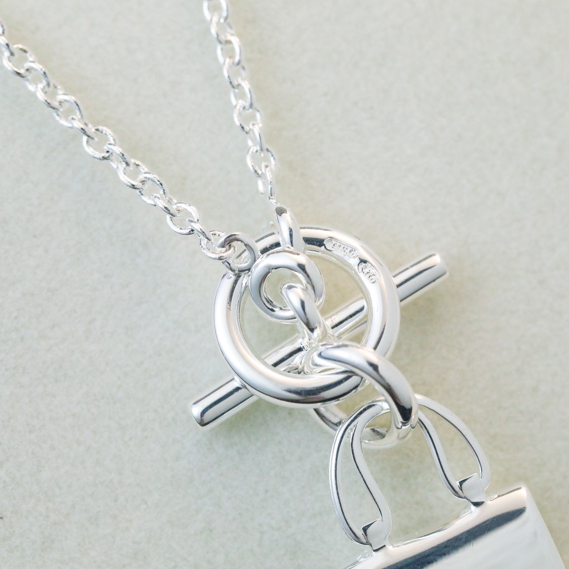 [Psychic Jewelrys]POP H PEDANT SILVER NECKLACE