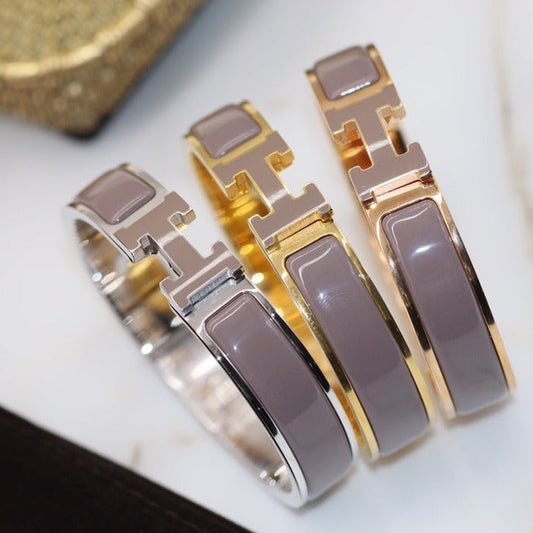 [Psychic Jewelrys]H BRACELET 12MM BROWN