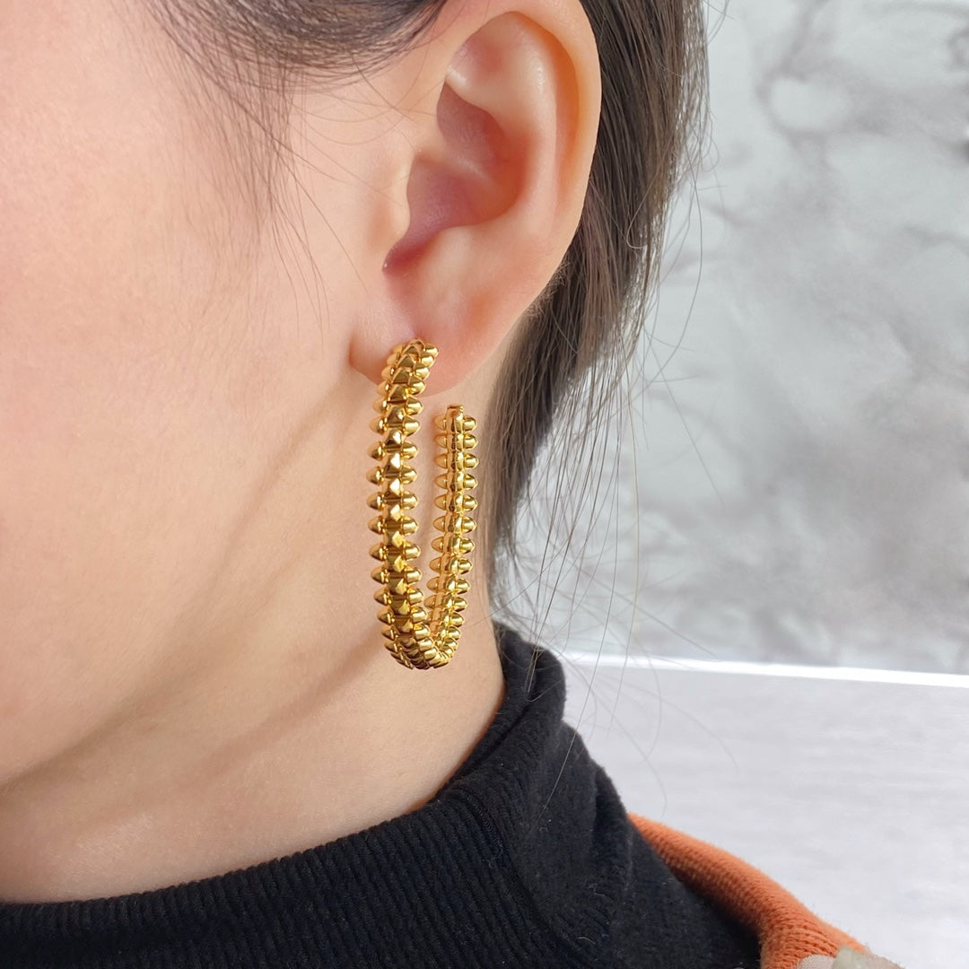 [Psychic Jewelrys]CLASH LARGE HOOP EARRINGS