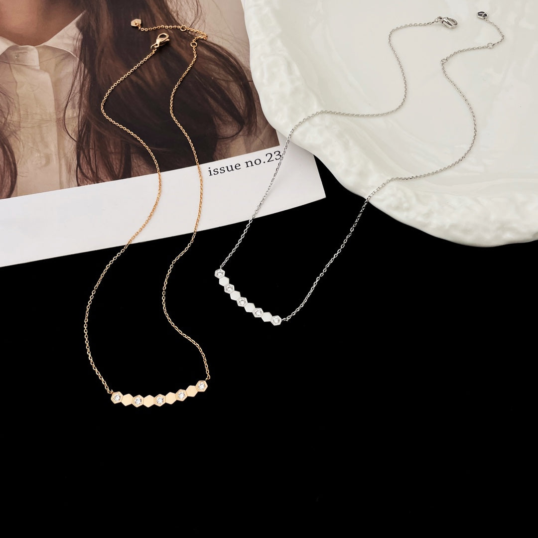 [Psychic Jewelrys]BEE MY LOVE DIAMOND NECKLACE