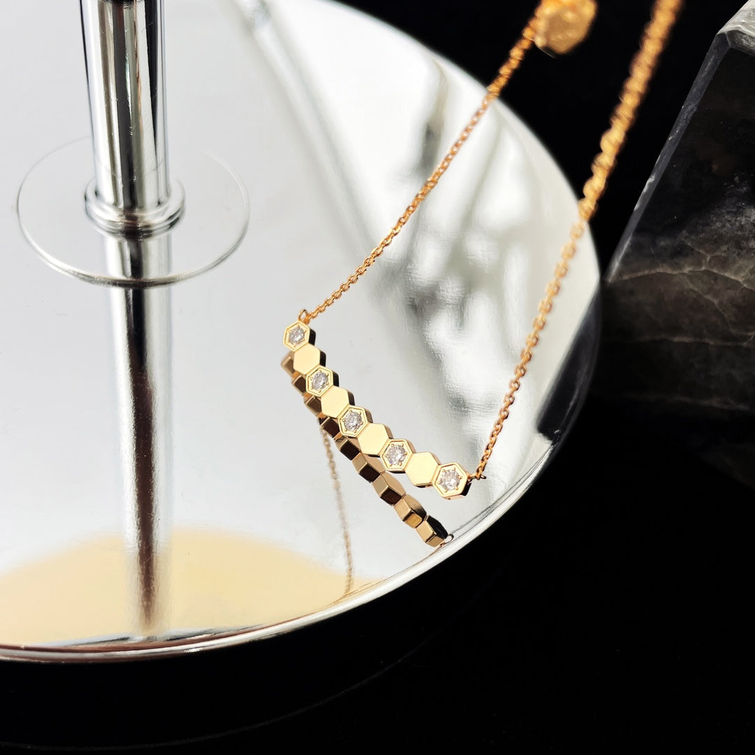 [Psychic Jewelrys]BEE MY LOVE DIAMOND NECKLACE
