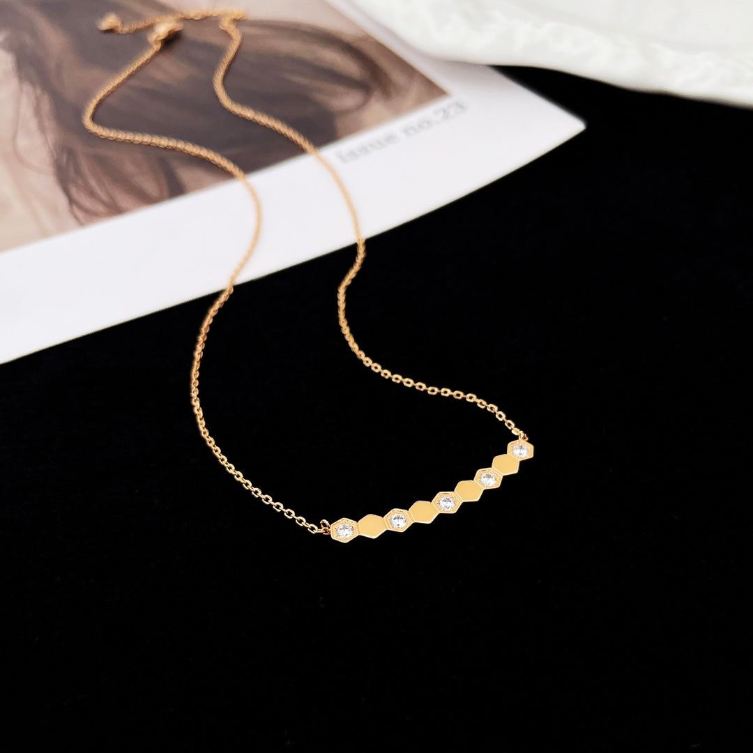 [Psychic Jewelrys]BEE MY LOVE DIAMOND NECKLACE