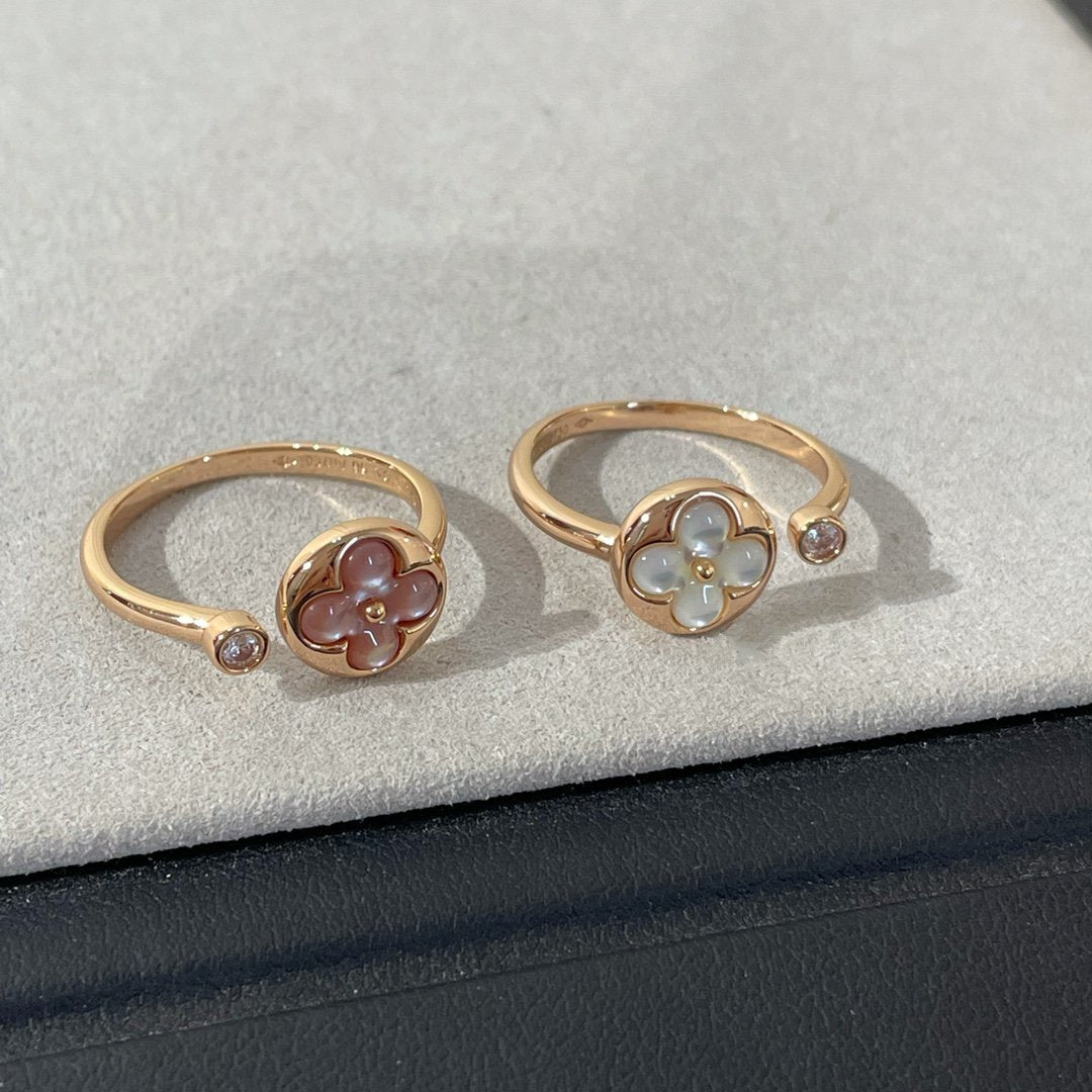 [Psychic Jewelrys]SUN 1 DIAMOND PINK MOP RING