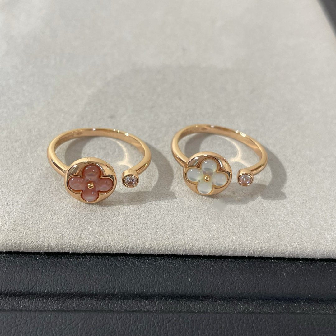 [Psychic Jewelrys]SUN 1 DIAMOND PINK MOP RING