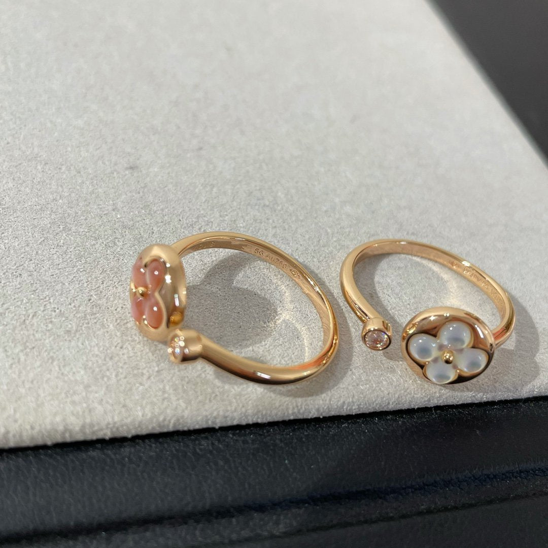 [Psychic Jewelrys]SUN 1 DIAMOND PINK MOP RING