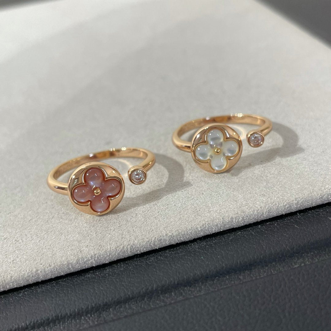 [Psychic Jewelrys]SUN 1 DIAMOND PINK MOP RING
