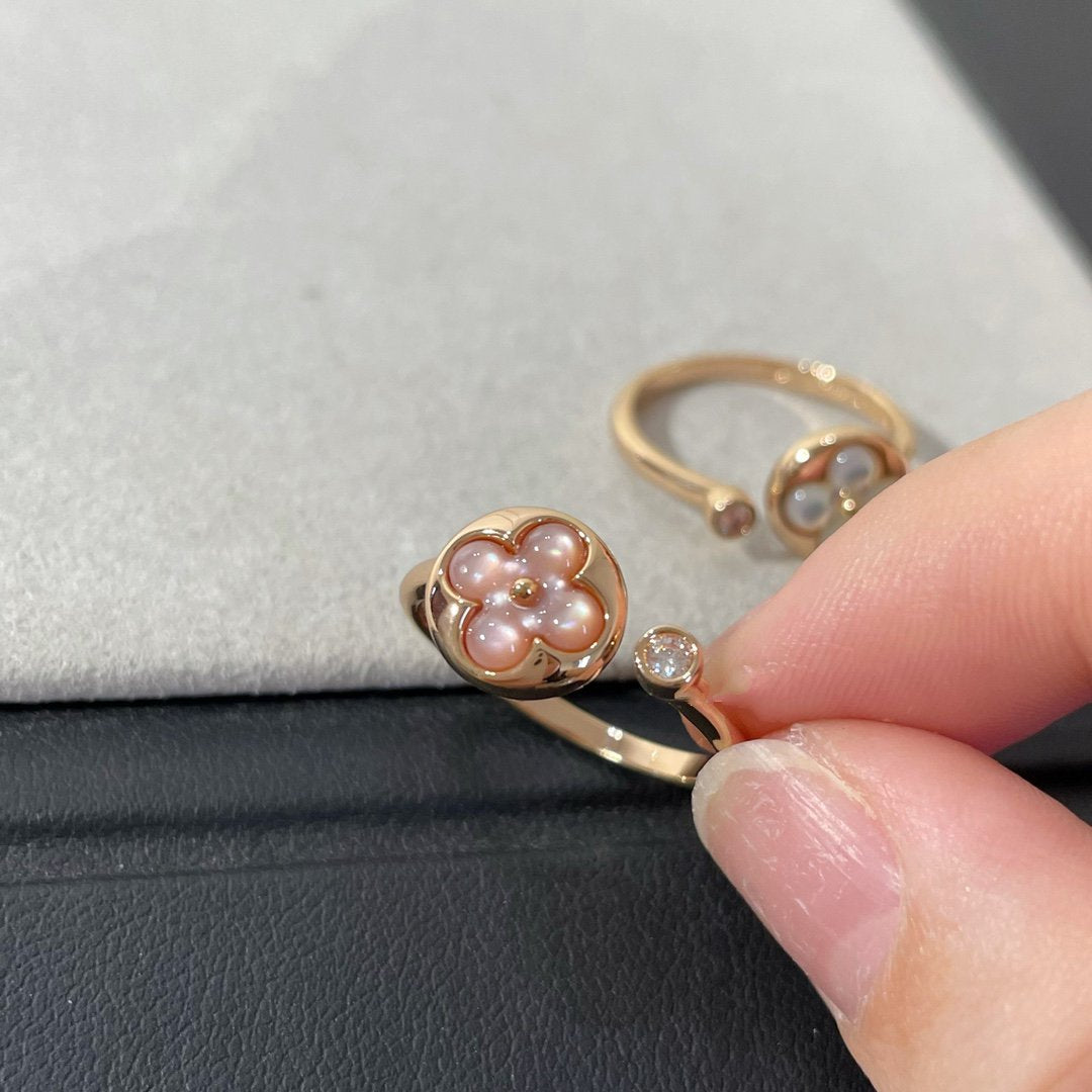 [Psychic Jewelrys]SUN 1 DIAMOND PINK MOP RING