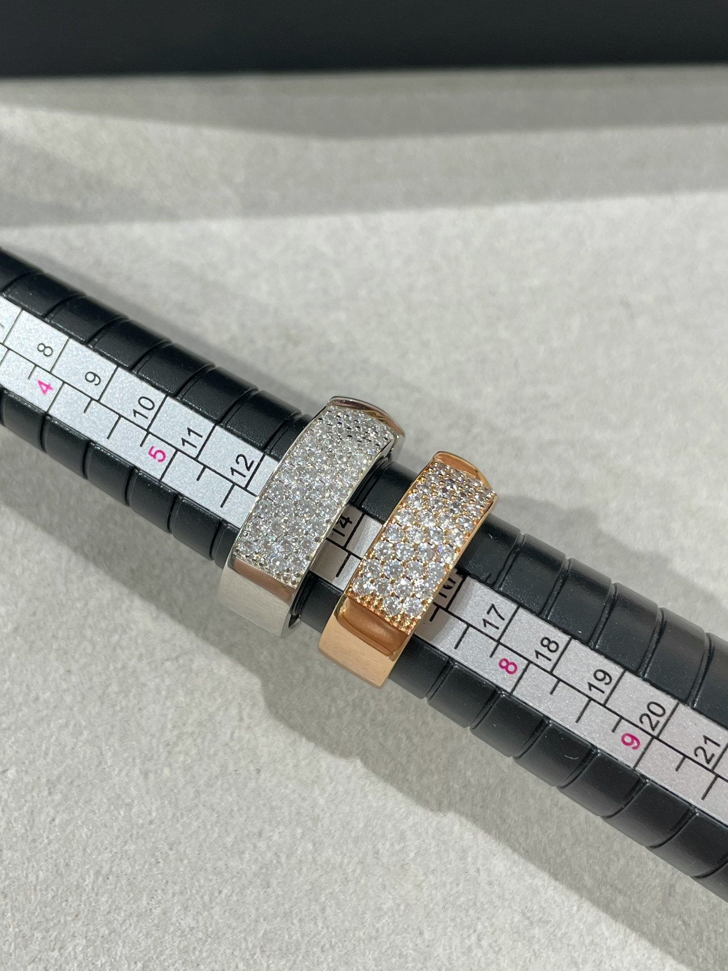 [Psychic Jewelrys]LIENS EVIDENCE  DIAMOND PAVED RING