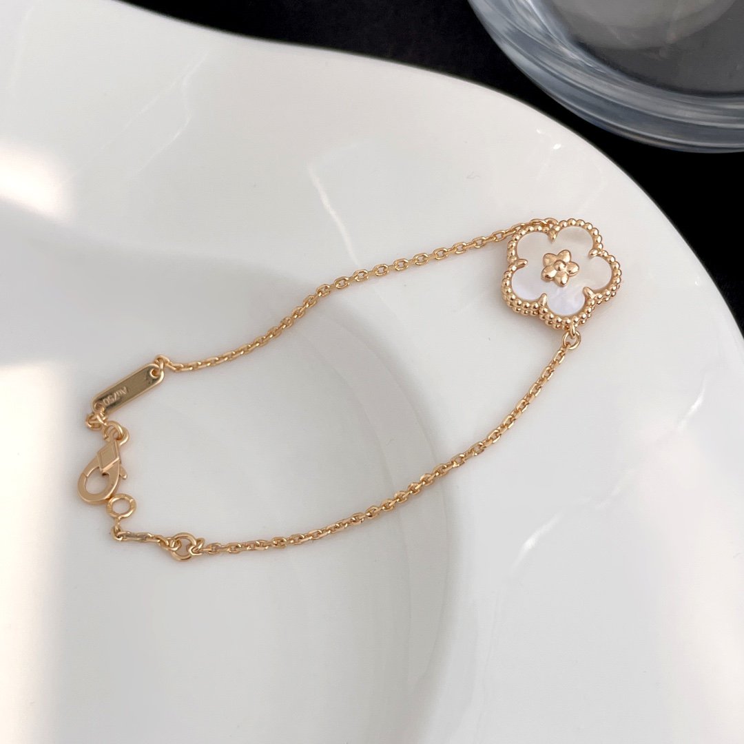 [Psychic Jewelrys]LUCKY SPRING ROSE GOLD MOP BRACELET