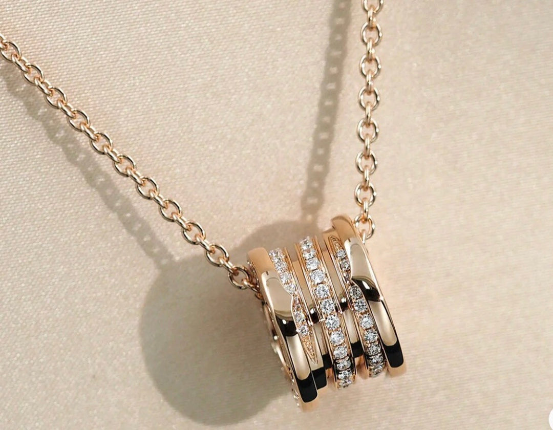 [Psychic Jewelrys]ZERO 1 PINK GOLD DIAMOND NECKLACE