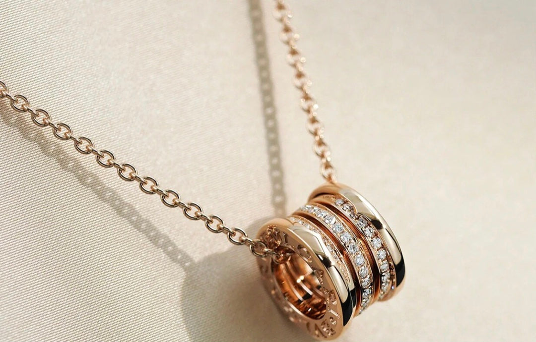[Psychic Jewelrys]ZERO 1 PINK GOLD DIAMOND NECKLACE