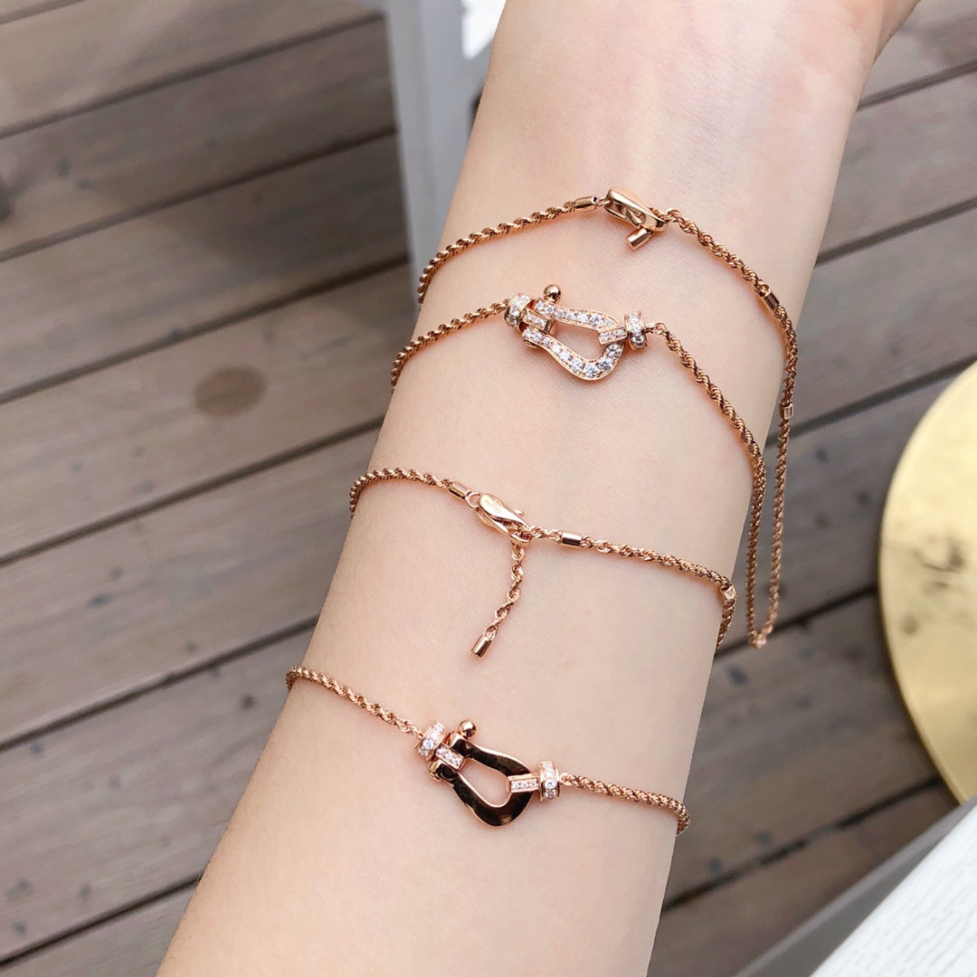 [Psychic Jewelrys]FORCE 10 PINK GOLD DIAMOND NECKLACE