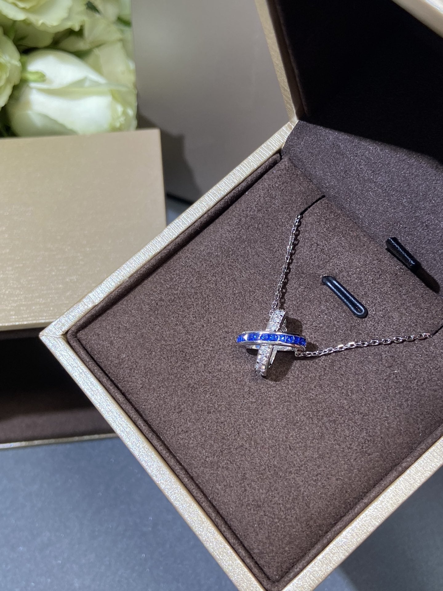 [Psychic Jewelrys]LIENS DIAMOND SILVER NECKLACE