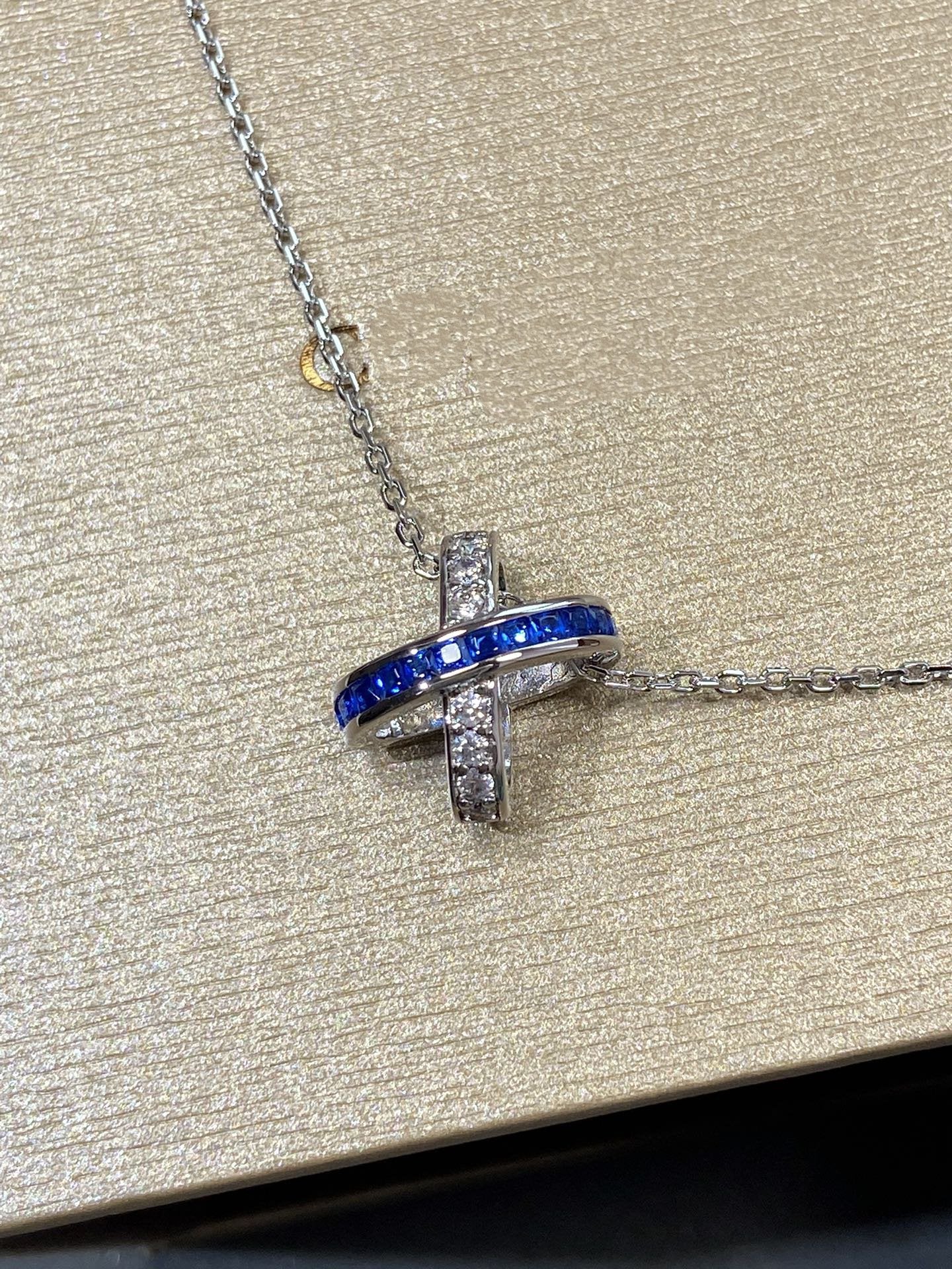 [Psychic Jewelrys]LIENS DIAMOND SILVER NECKLACE