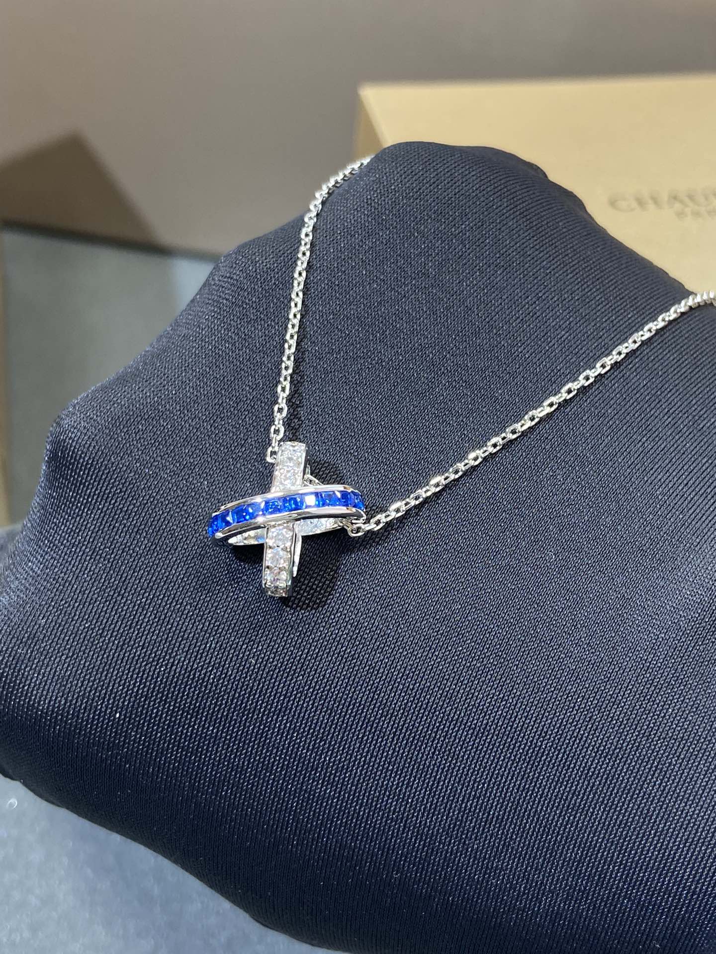 [Psychic Jewelrys]LIENS DIAMOND SILVER NECKLACE