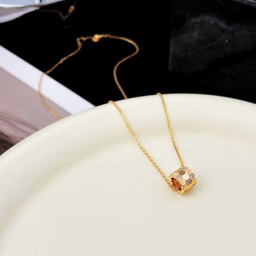 [Psychic Jewelrys]BEE MINI PEDANT DIAMOND NECKLACE