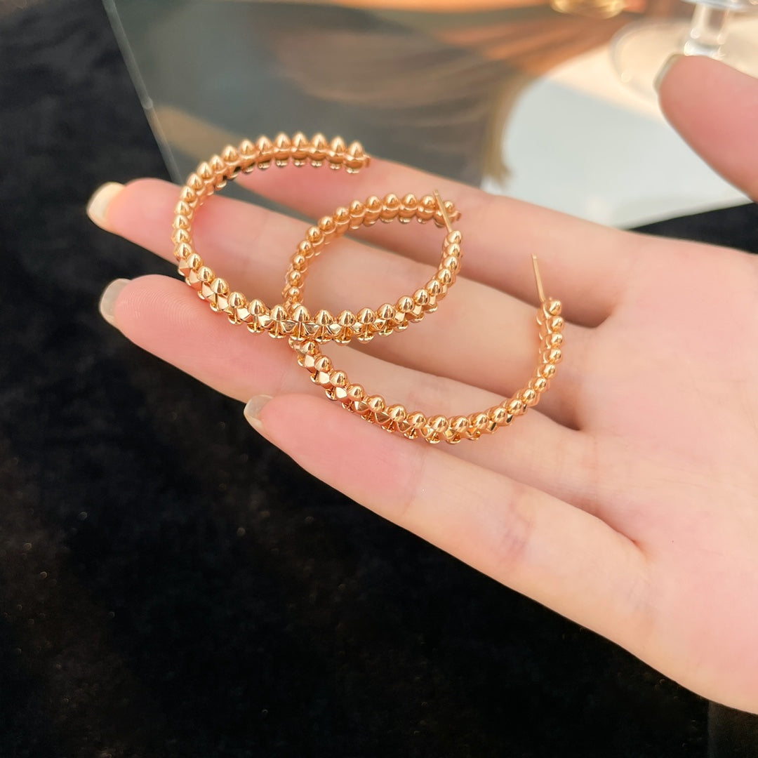 [Psychic Jewelrys]CLASH HOOP EARRINGS