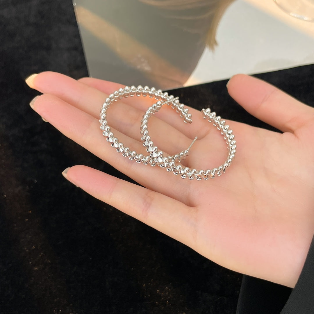[Psychic Jewelrys]CLASH HOOP EARRINGS