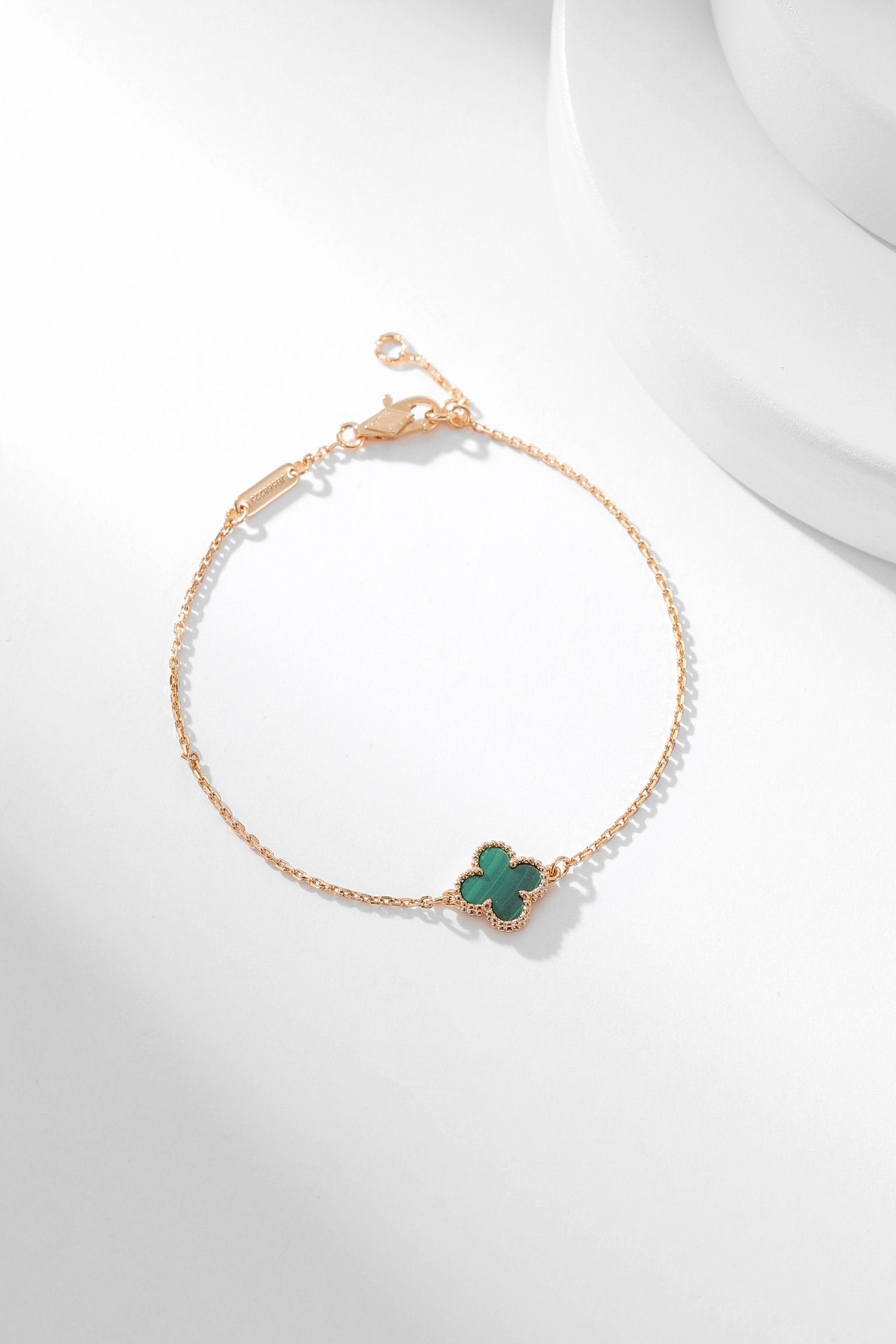 [Psychic Jewelrys]CLOVER BRACELET MALACHITE 1 MOTIF