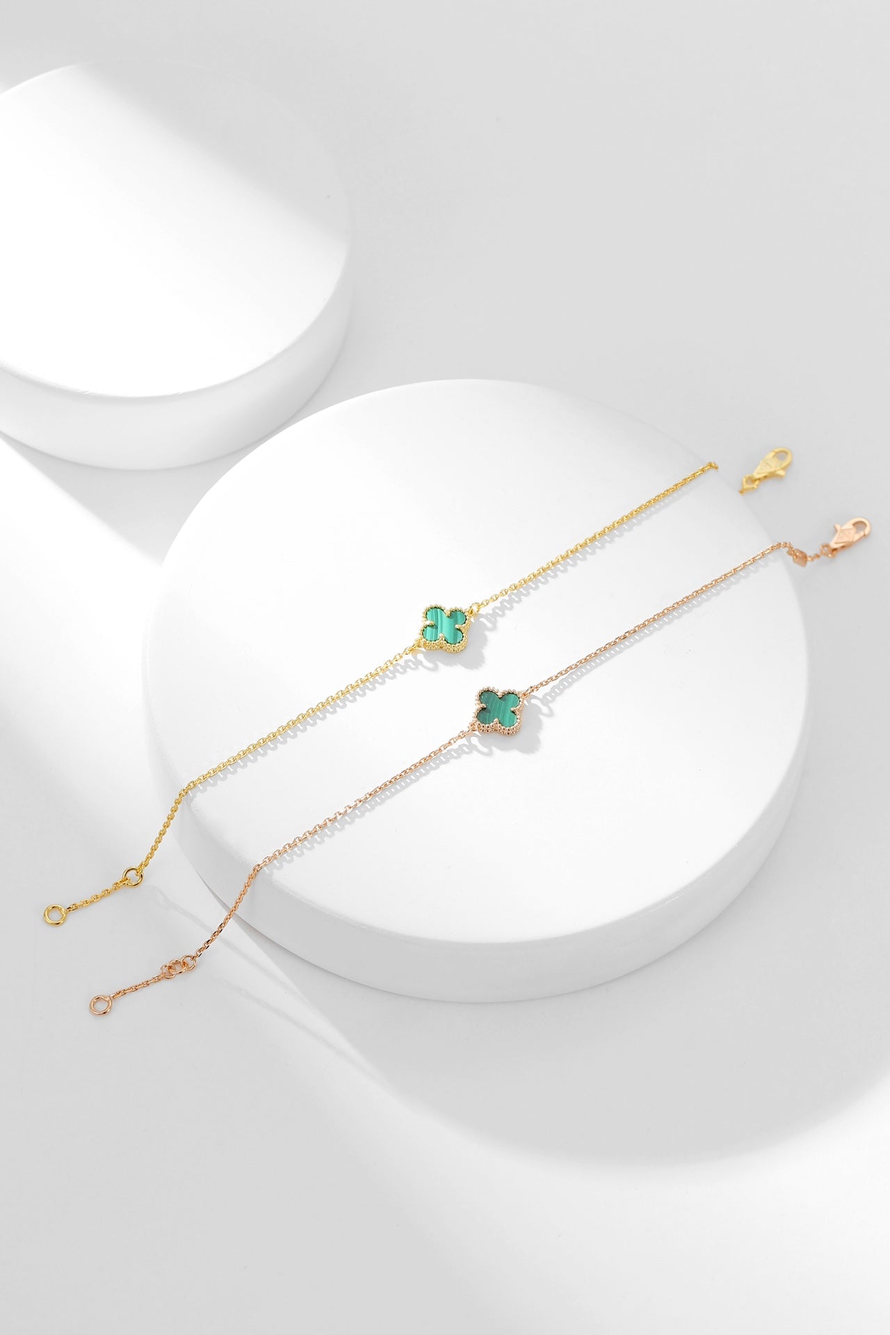[Psychic Jewelrys]CLOVER BRACELET MALACHITE 1 MOTIF