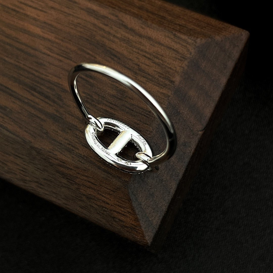 [Psychic Jewelrys]RONDE SMALL SILVER DIAMOND RING