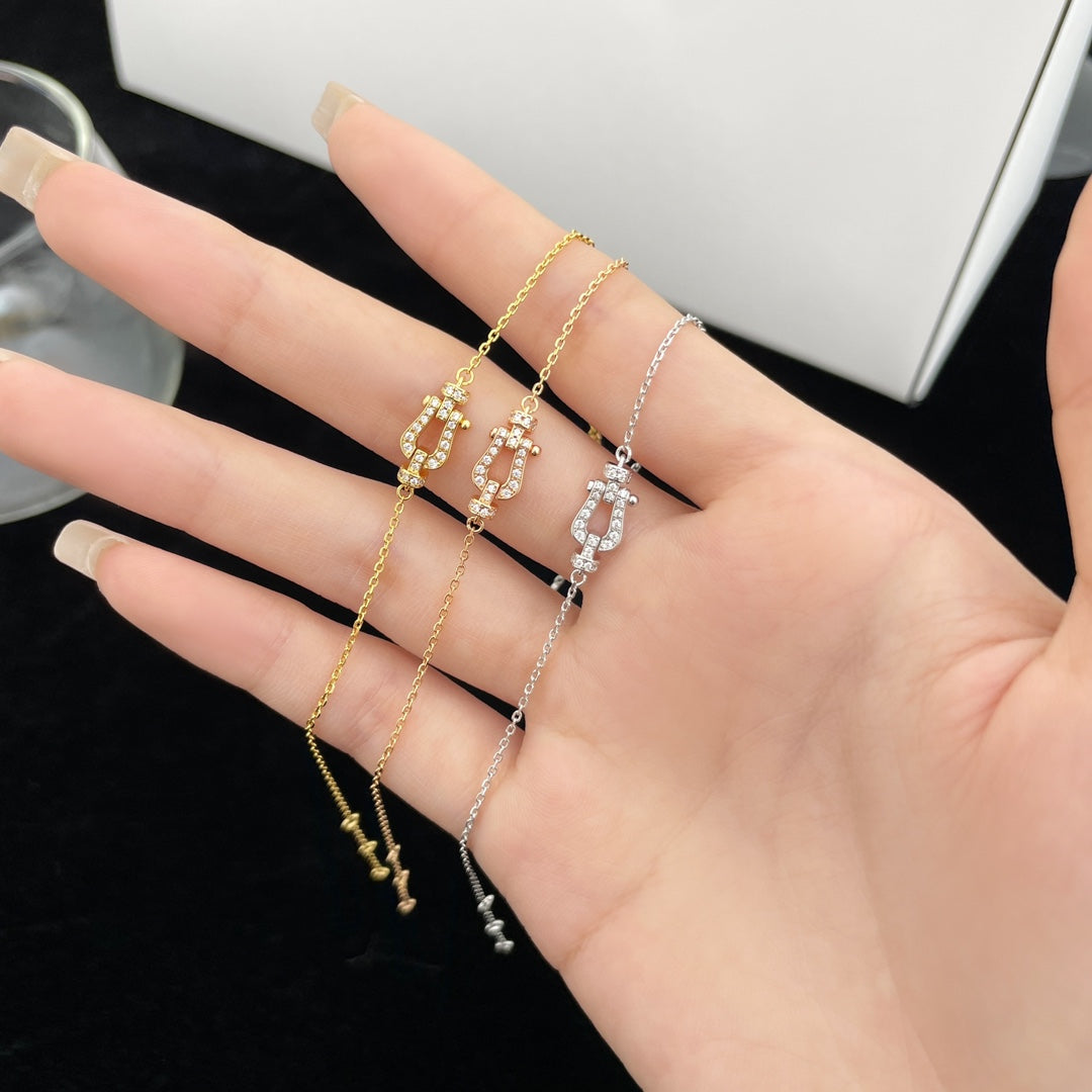 [Psychic Jewelrys]FORCE 10 FULL DIAMOND BUCKLE CHAIN LINK MINI MODEL