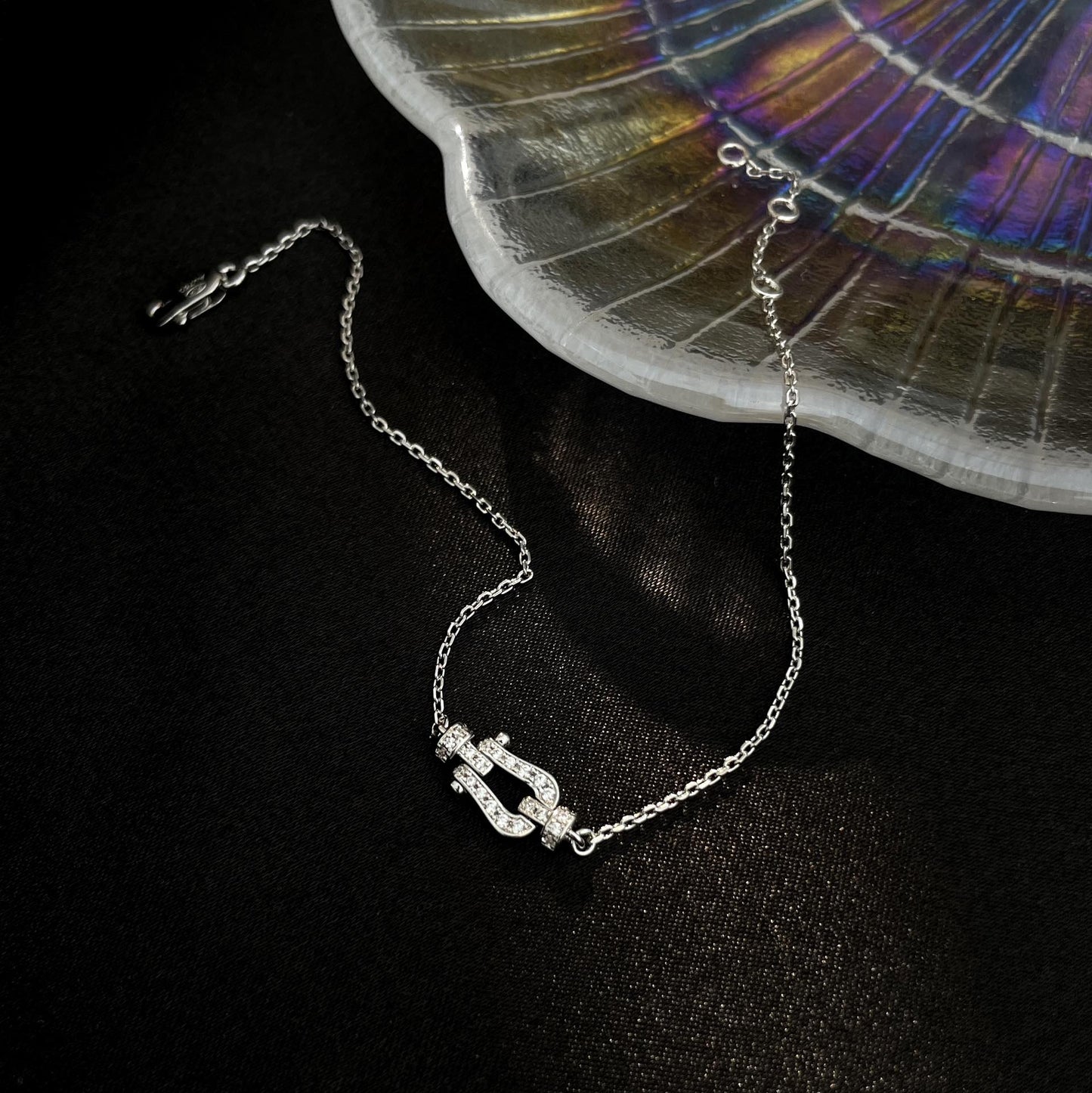 [Psychic Jewelrys]FORCE 10 FULL DIAMOND BUCKLE CHAIN LINK MINI MODEL