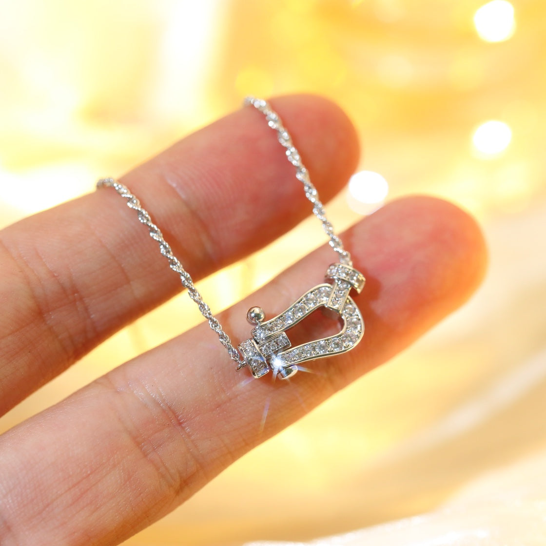 [Psychic Jewelrys]FORCE 10 DIAMOND SILVER NECKLACE MINI MODEL